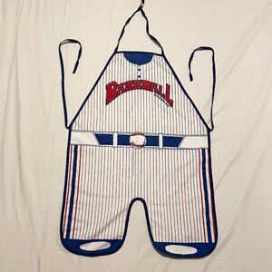Vintage Baseball Superstar Apron Made in Taiwan